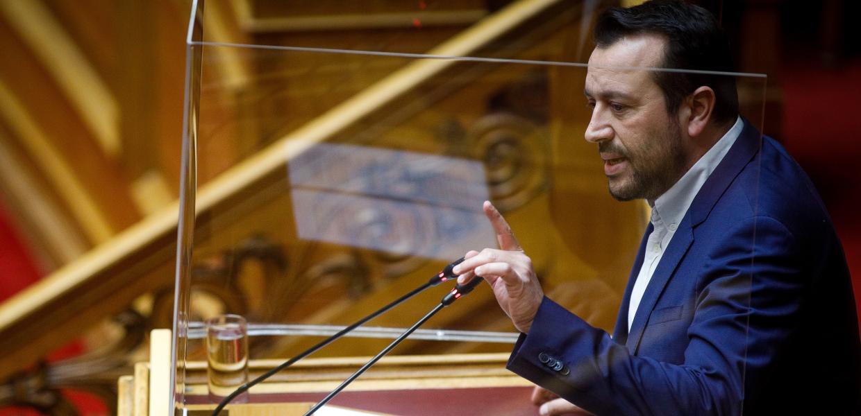 Ο Νίκος Παππάς στη Βουλή