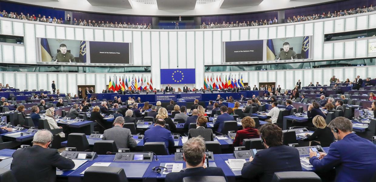 Η αίθουσα του ευρωκοινοβουλίου