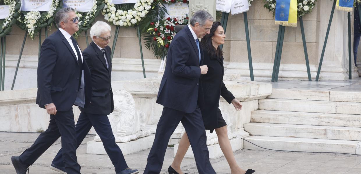 Αντώνης Σαμαράς κηδεία Κωνσταντίνος Γλύξμπουργκ