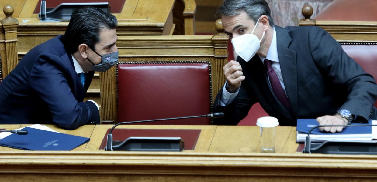 Κώστας Σκρέκας και Κυριάκος Μητσοτάκης