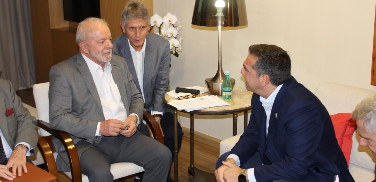Αλέξης Τσίπρας και Λούλα ντα Σίλβα