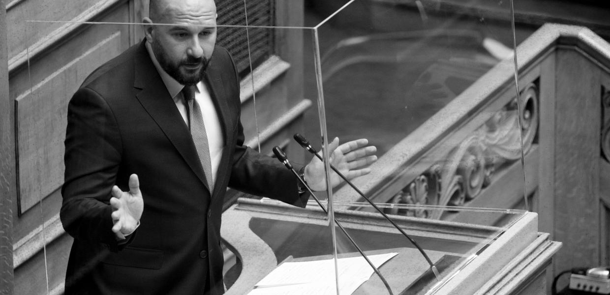 Ο Δημήτρης Τζανακόπουλος στην Βουλή