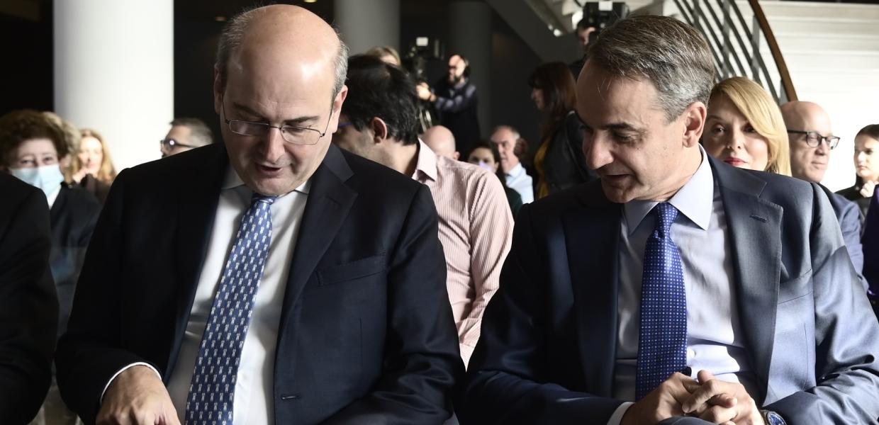Κωστής Χατζηδάκης και Κυριάκος Μητσοτάκης