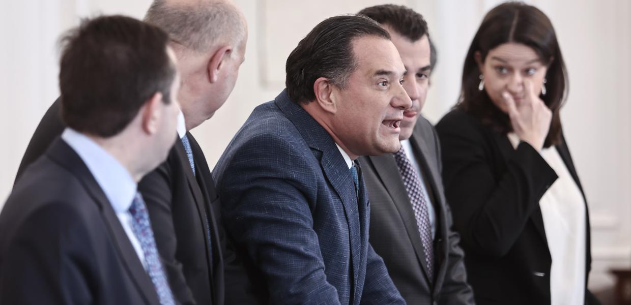 Ο Άδωνις Γεωργιάδης στο υπουργικό συμβούλιο