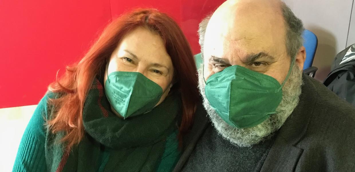 Ευγενία Λουπάκη και Βαγγέλης Καραμανωλάκης