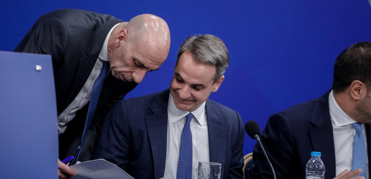 Γιάννης Μπρατάκος και Κυριάκος Μητσοτάκης