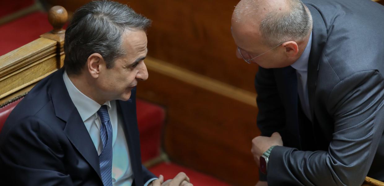 Κυριάκος Μητσοτάκης και Γιάννης Οικονόμου