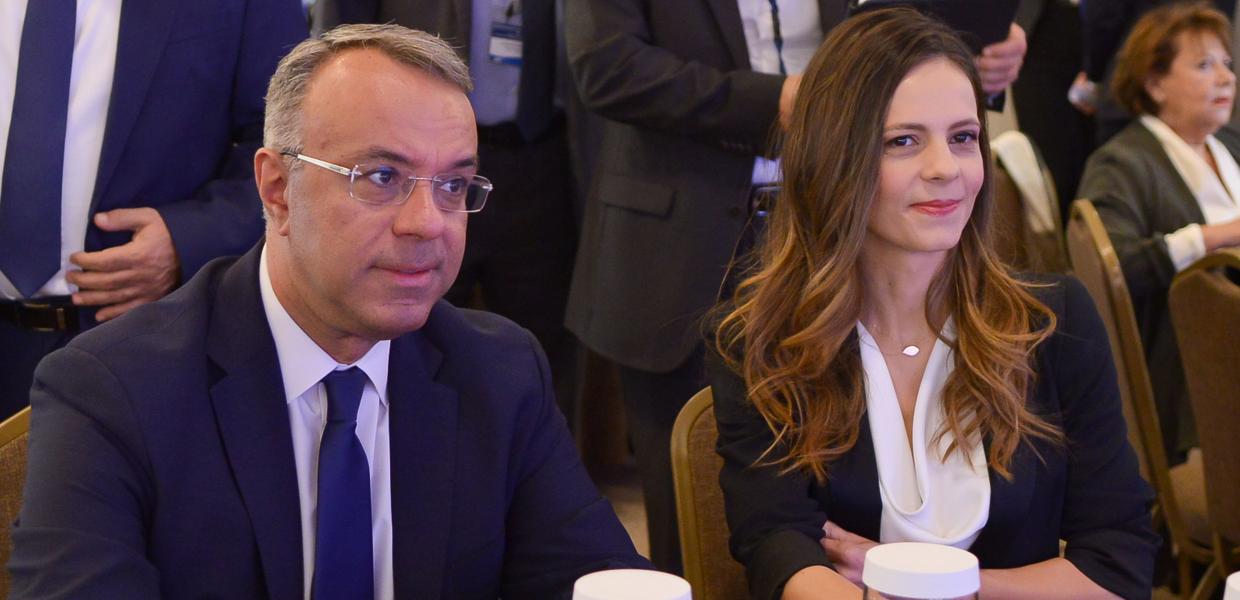Ο Χρήστος Σταϊκούρας και η Έφη Αχτσιόγλου