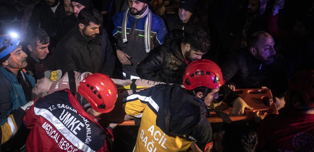 Διασώστες στην Τουρκία