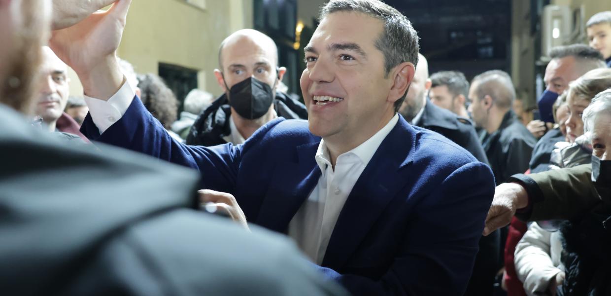 Ο Αλέξης Τσίπρας στην Καρδίτσα