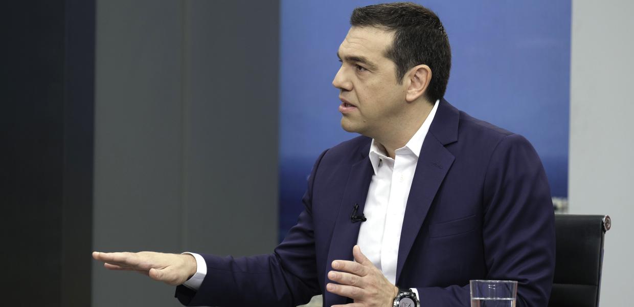 Ο Αλέξης Τσίπρας παραχωρεί συνέντευξη