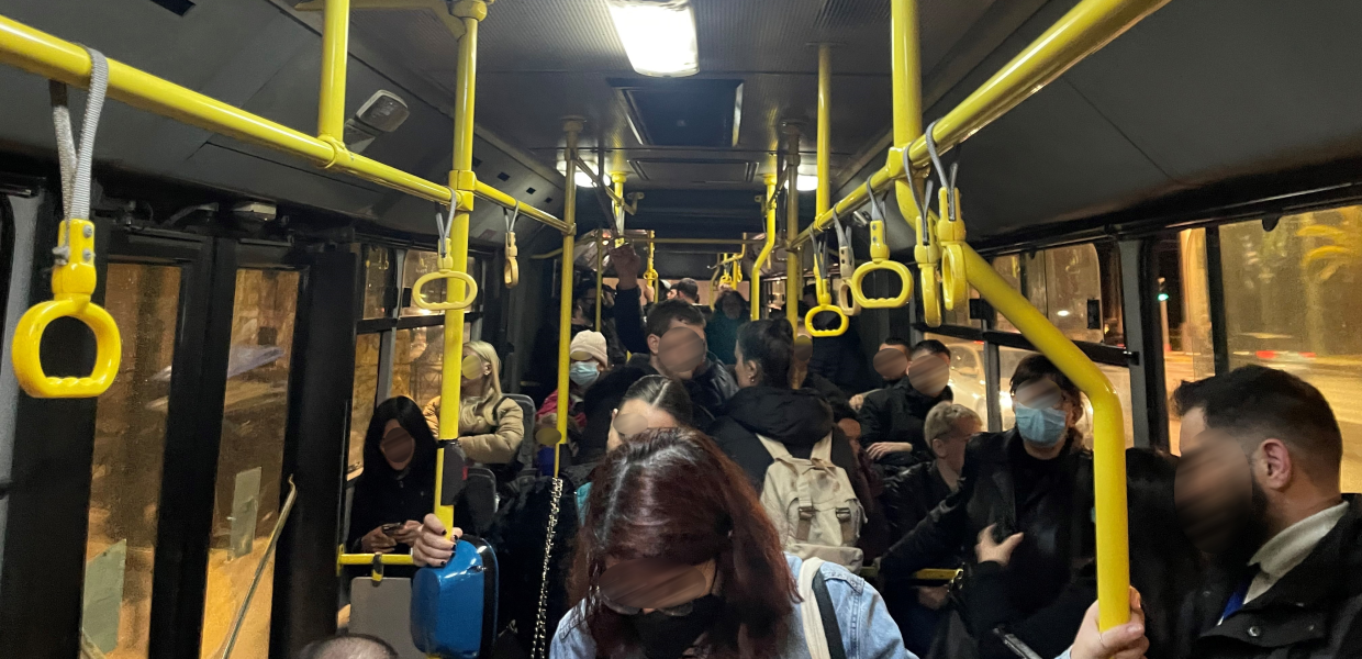 Επιβάτες σε δρομολόγιο του «τρόμου» του 040