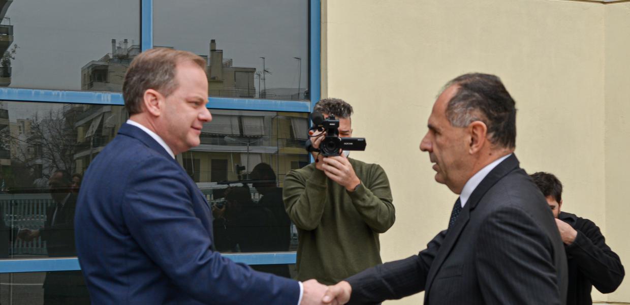 Κώστας Καραμανλής και Γιώργος Γεραπετρίτης
