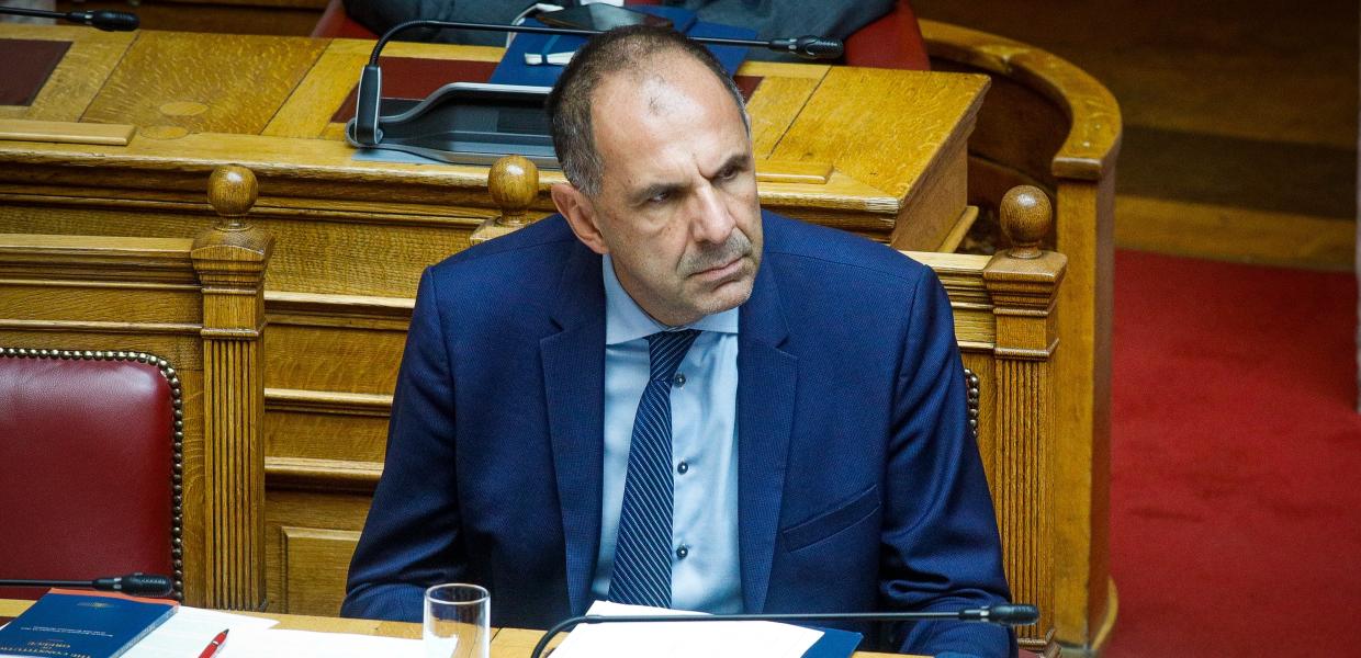 Ο Γιώργος Γεραπετρίτης στη Βουλή