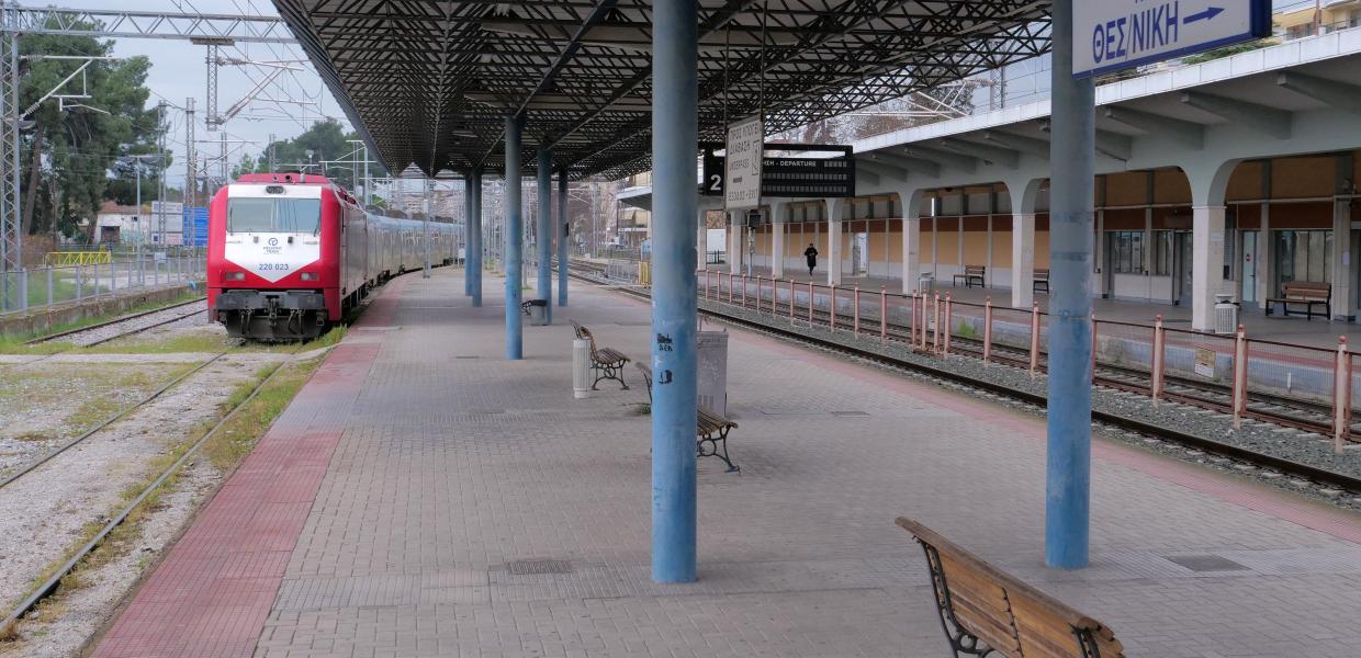 Hellenic train τρένο αμαξοστοιχία σταθμός ΟΣΕ