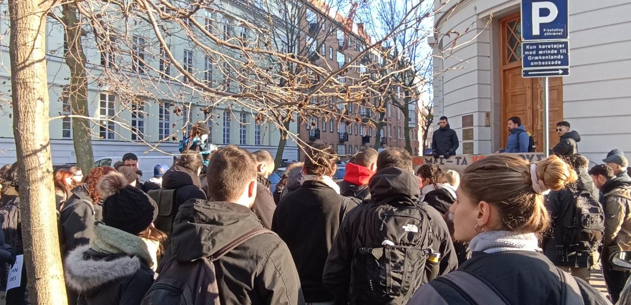 Διαμαρτυρία στην Κοπεγχάγη