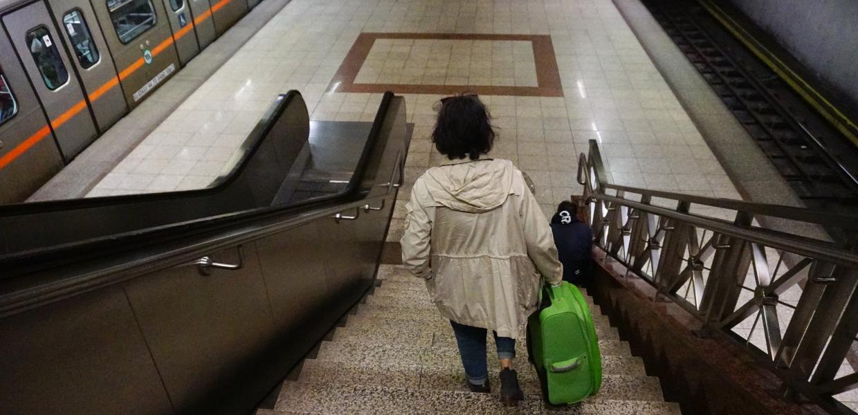μετρό επιβάτης