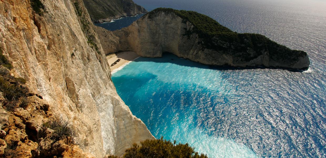 Η παραλία Ναυάγιο της Ζακύνθου