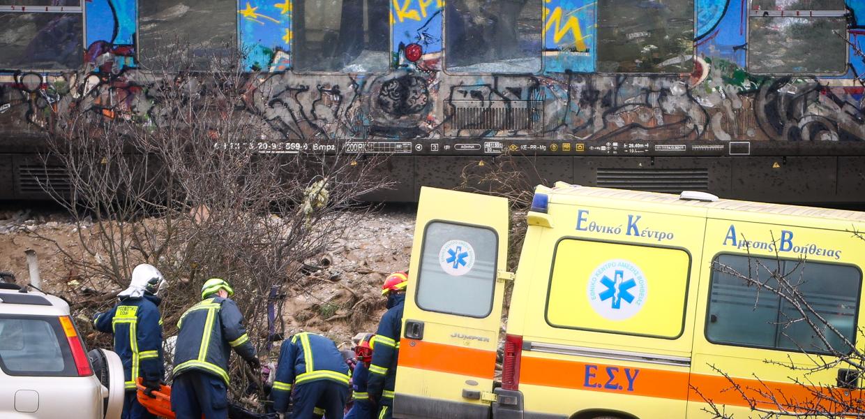 σύγκρουση τρένων στα Τέμπη