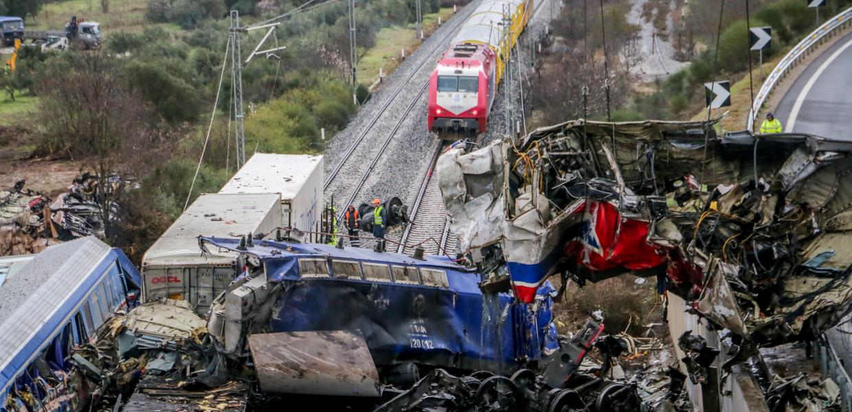 Η σύγκρουση των τρένων στα Τέμπη