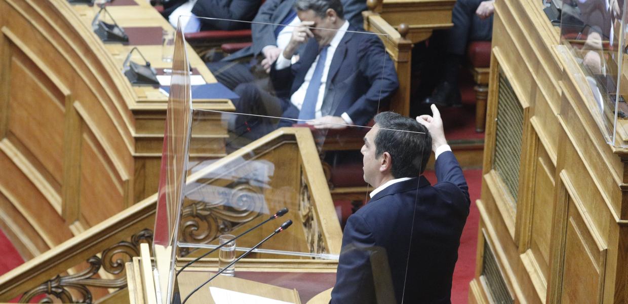 Αλέξης Τσίπρας Κυριάκος Μητσοτάκης Βουλή