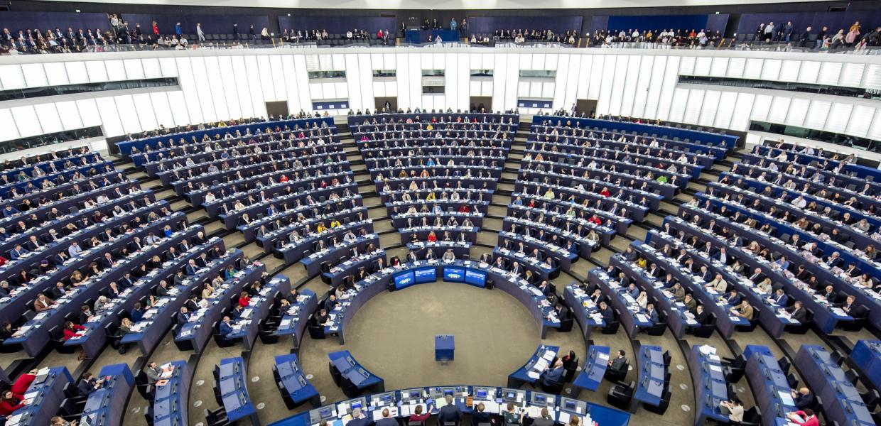 Η αίθουσα του Ευρωκοινοβουλίου
