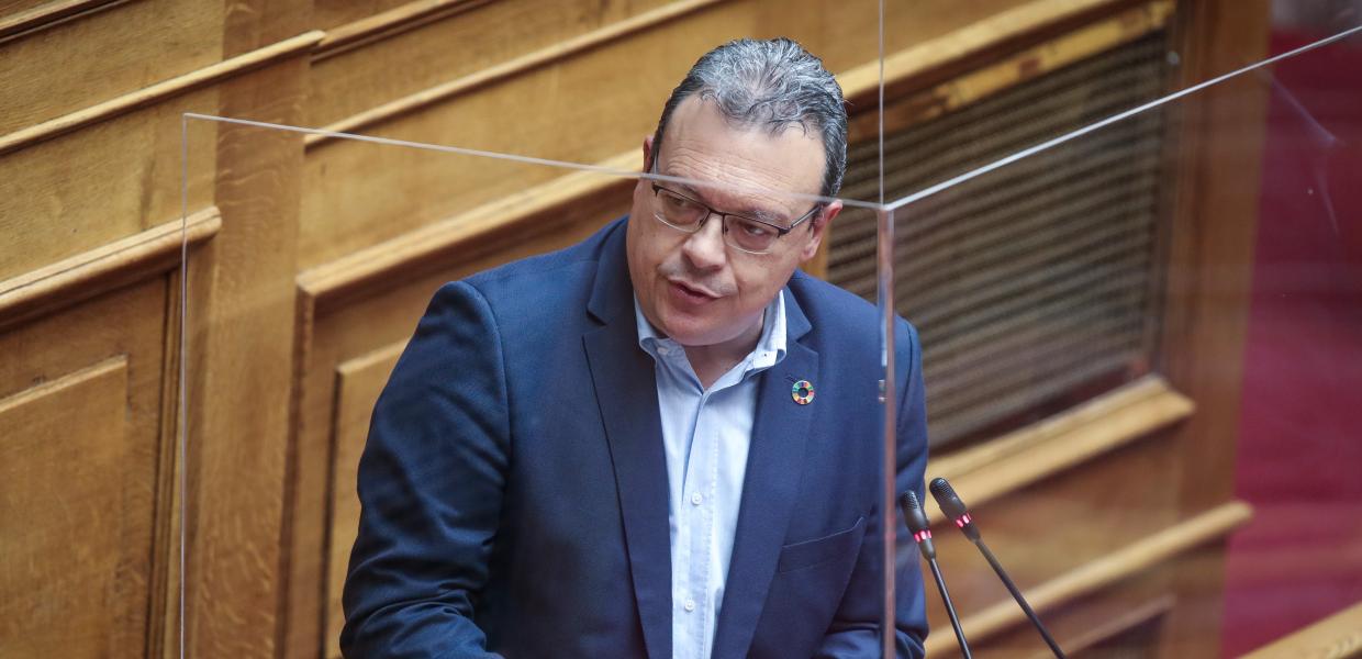 Ο Σωκράτης Φάμελλος στη Βουλή