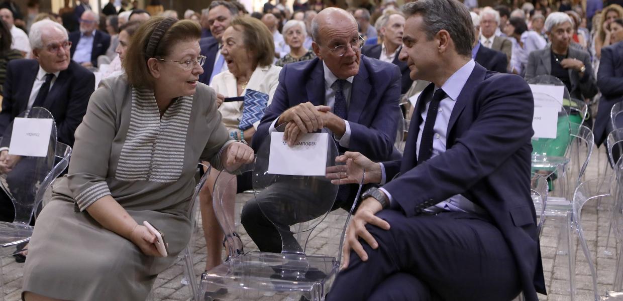 Λίνα Μενδώνη και Κυριάκος Μητσοτάκης