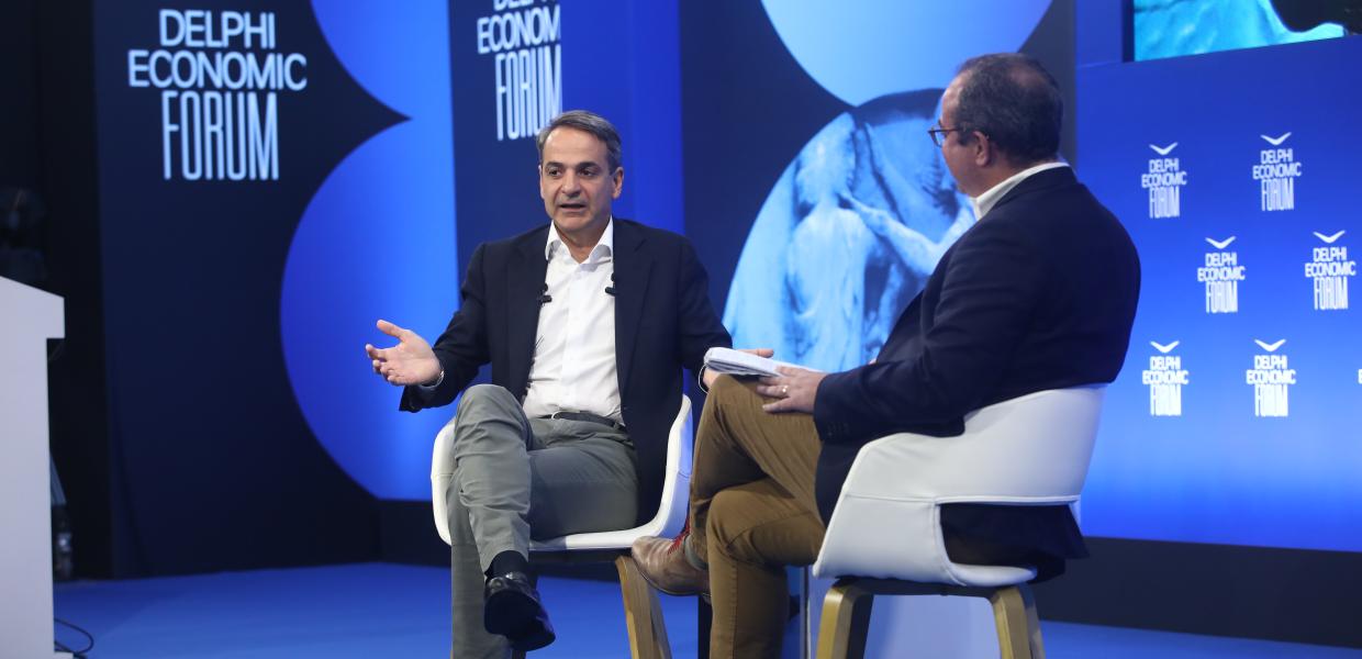 Κυριάκος Μητσοτάκης και Peter Spiegel