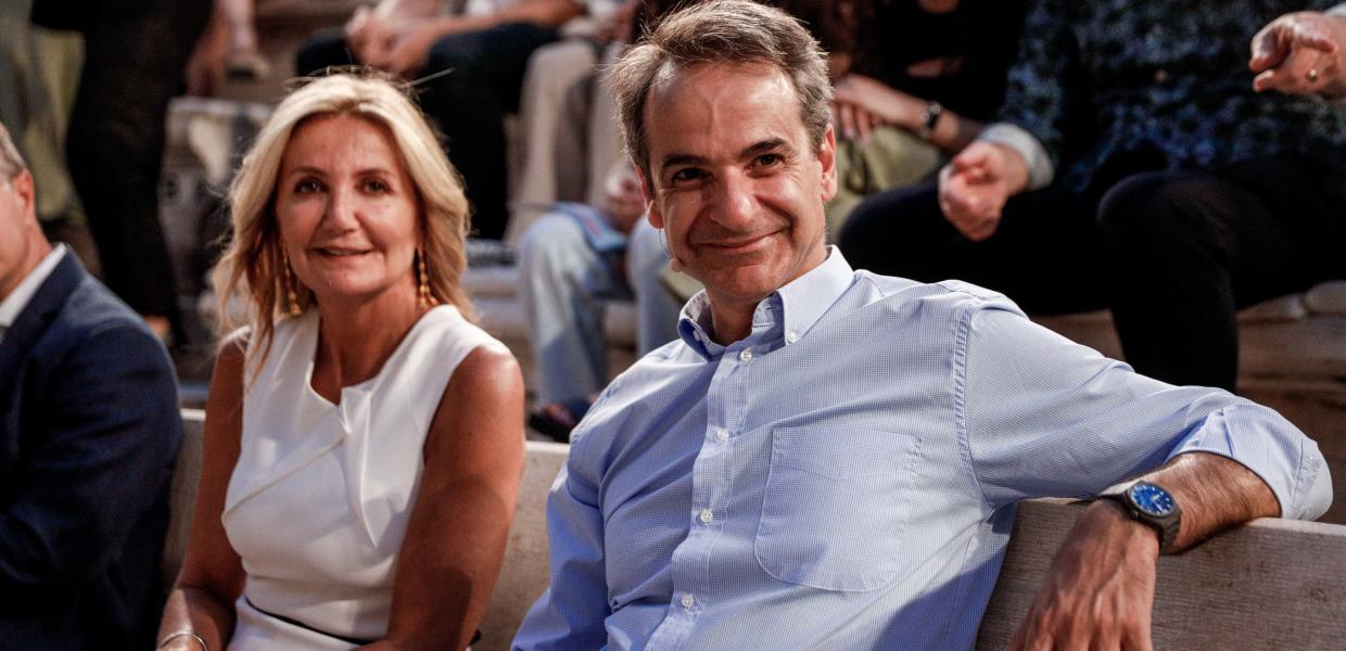 Ο Κυριάκος Μητσοτάκης και η Μαρέβα Γκραμπόφσκι