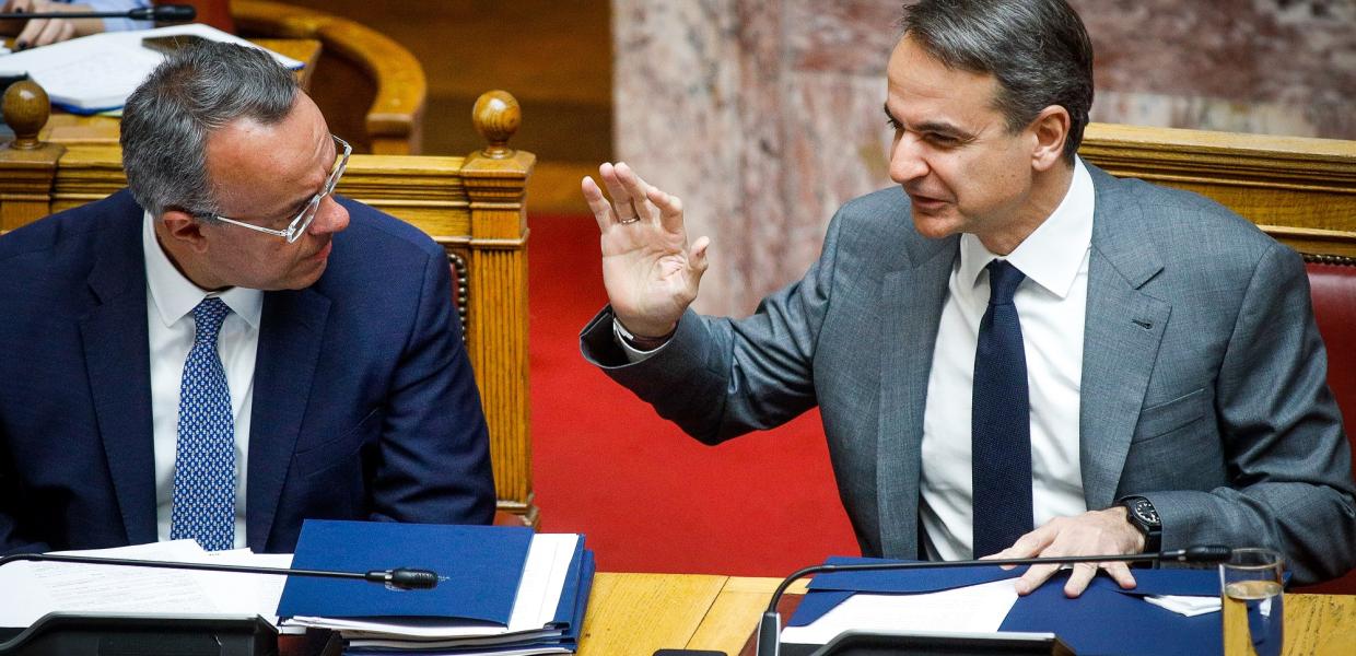 Κυριάκος Μητσοτάκης και Χρήστος Σταϊκούρας