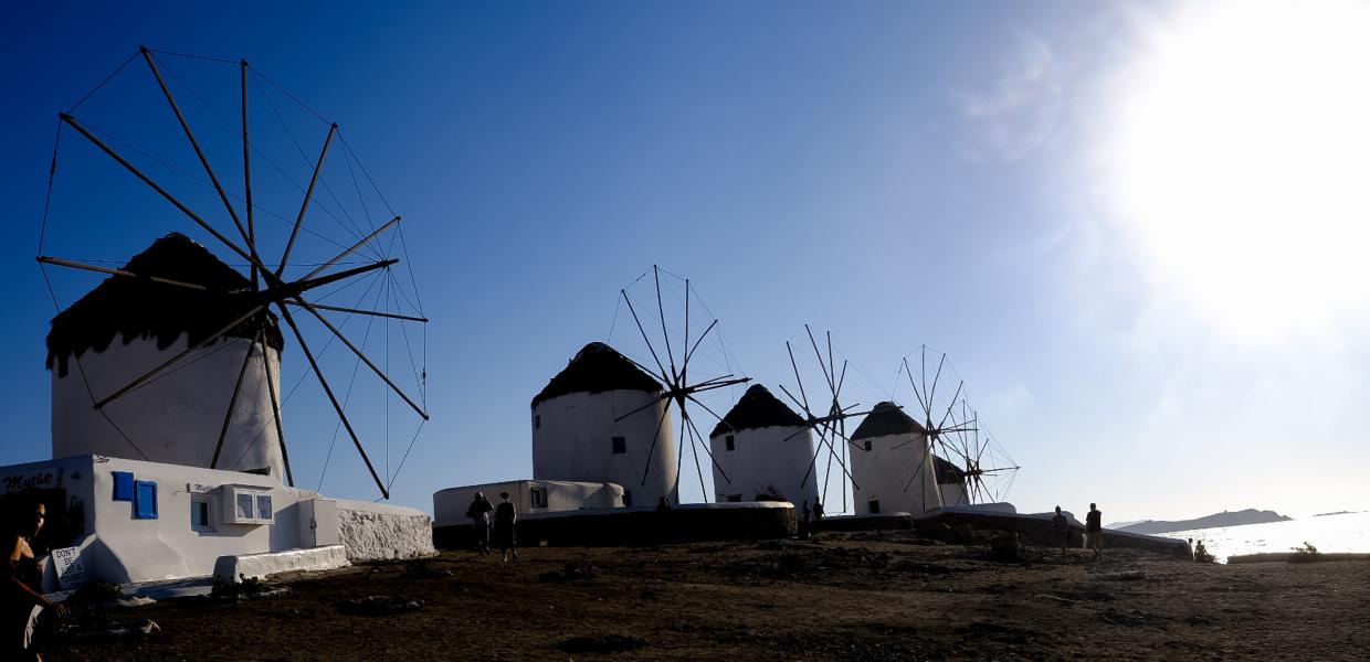 Ανεμόμυλοι στη Μύκονο