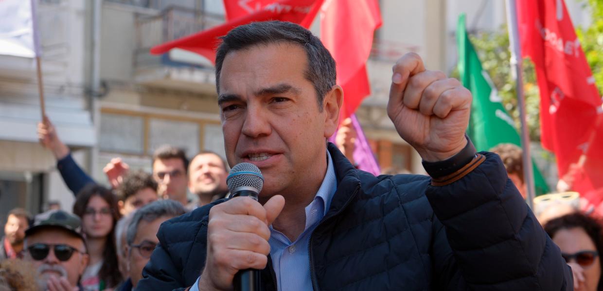 Ο Αλέξης Τσίπρας στη Χίο