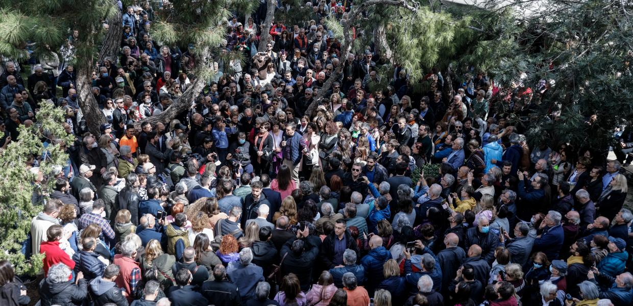 Ο Αλέξης Τσίπρας στη Νέα Σμύρνη