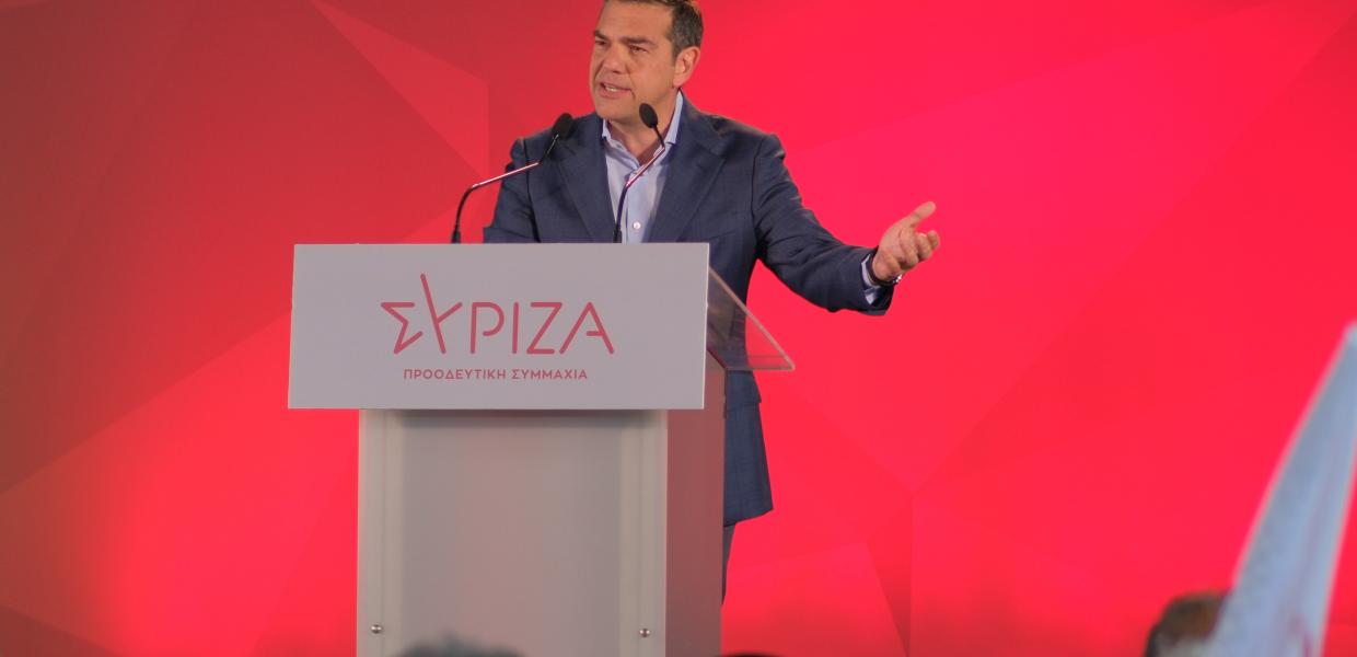 Ο Αλέξης Τσίπρας σε ομιλία