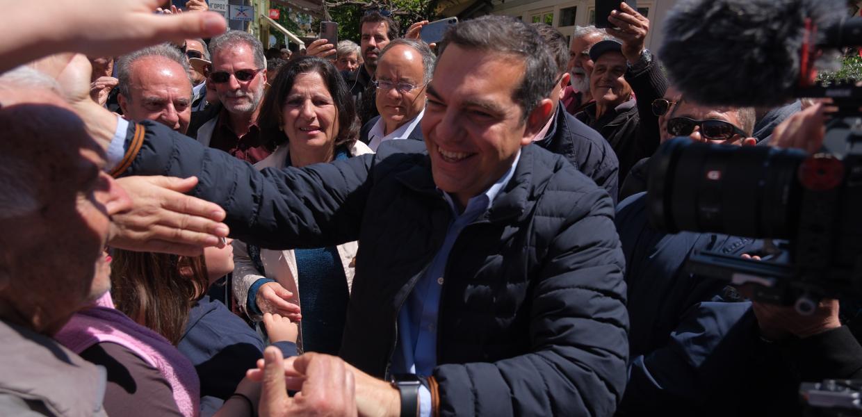 Ο Αλέξης Τσίπρας στη Χίο