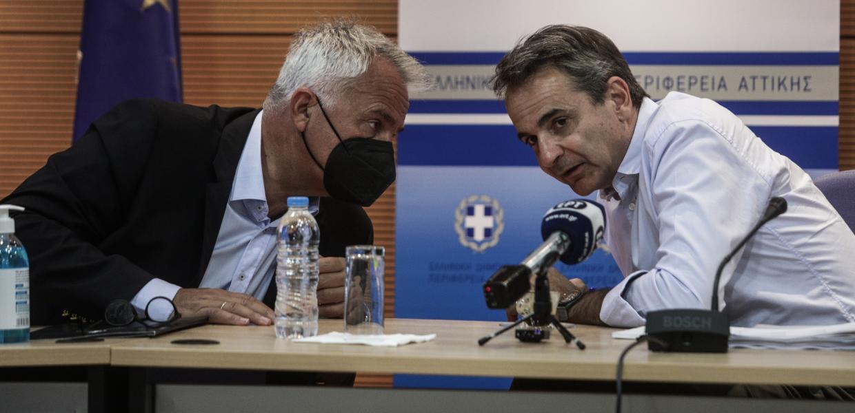 Μάκης Βορίδης και Κυριάκος Μητσοτάκης
