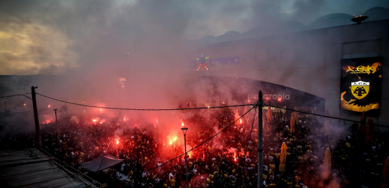 ΝΕΑ ΦΙΛΑΔΕΛΦΕΙΑ ΑΕΚ ΠΑΝΗΓΥΡΙΣΜΟΙ ΟΠΑΔΟΙ ΦΙΛΑΘΛΟΙ