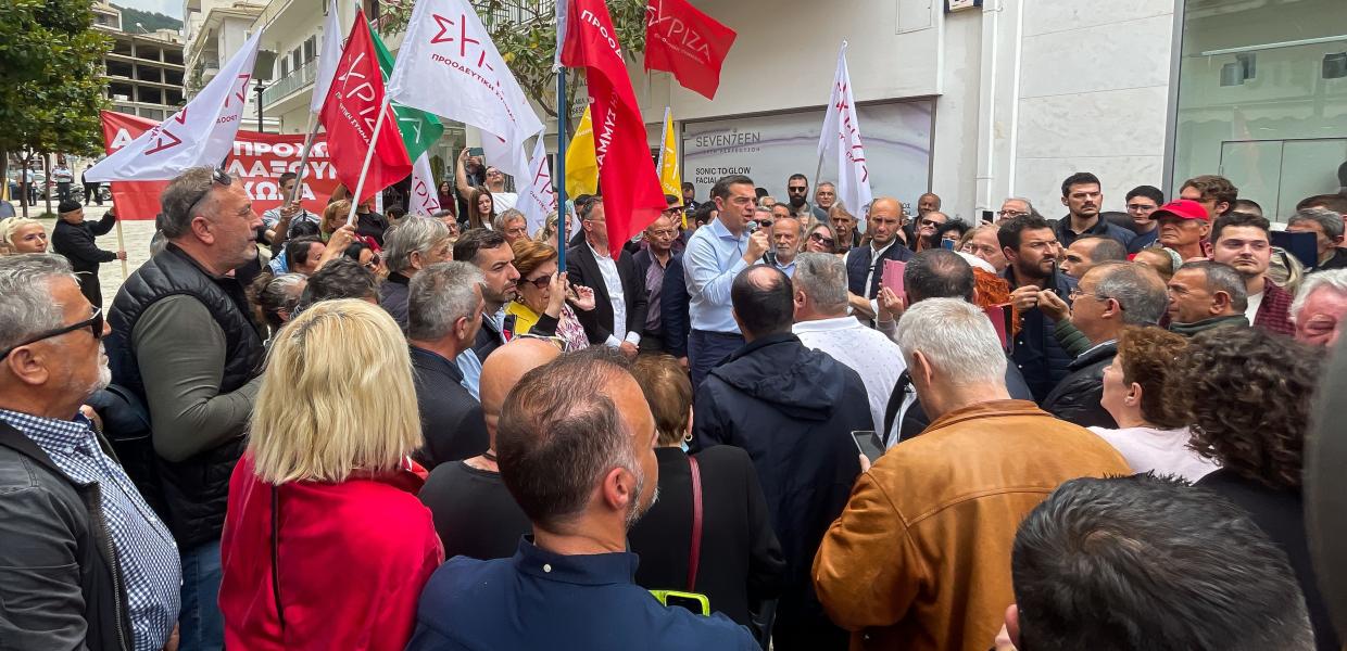Ο Αλέξης Τσίπρας στην Ηγουμενίτσα