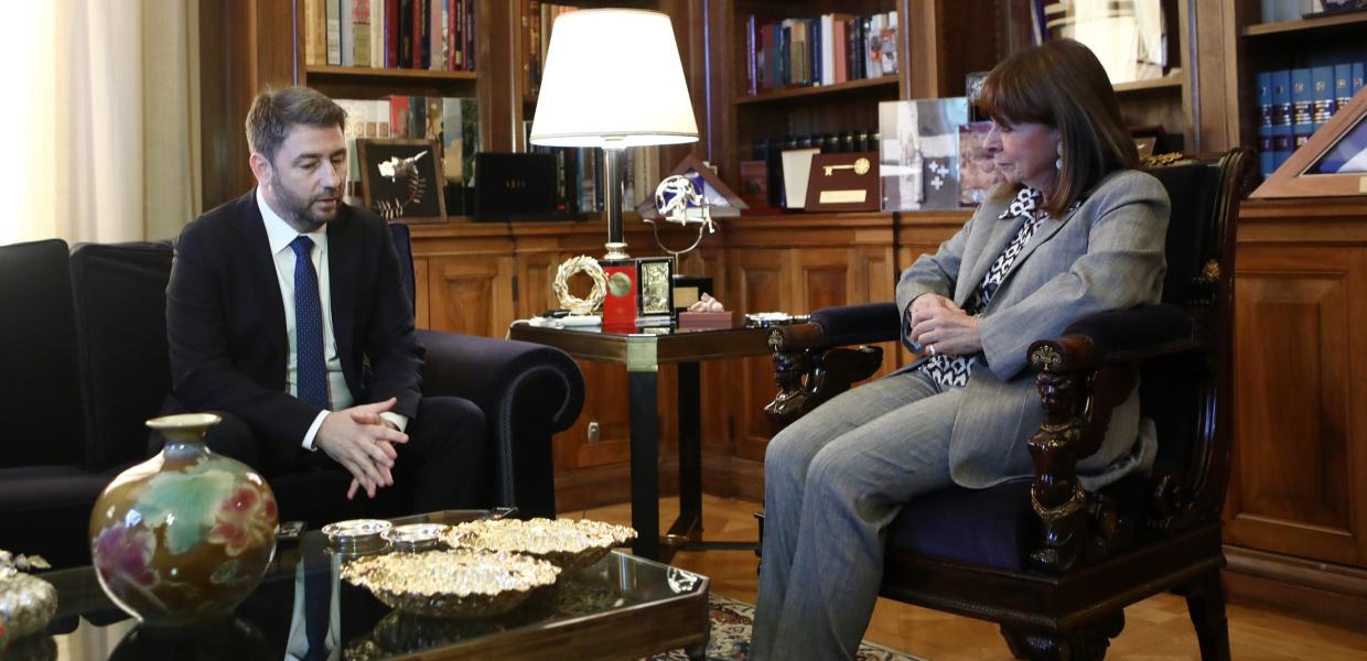 Νίκος Ανδρουλάκης και Κατερίνα Σακελλαροπούλου