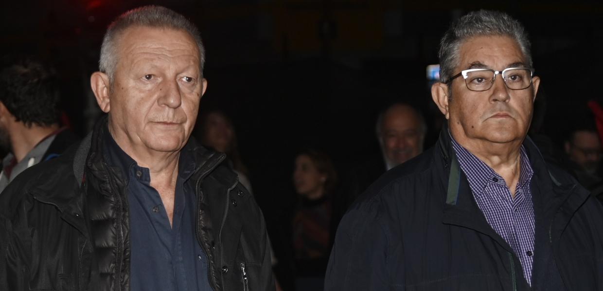 Δημήτρης Κουτσούμπας Θανάσης Παφίλης