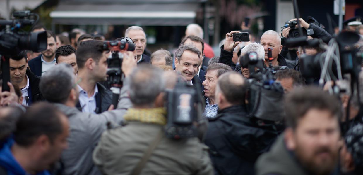Κυριάκος Μητσοτάκης κάμερες κάμερα