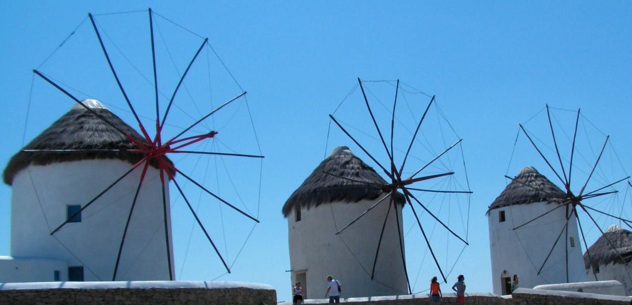 Ανεμόμυλοι στη Μύκονο