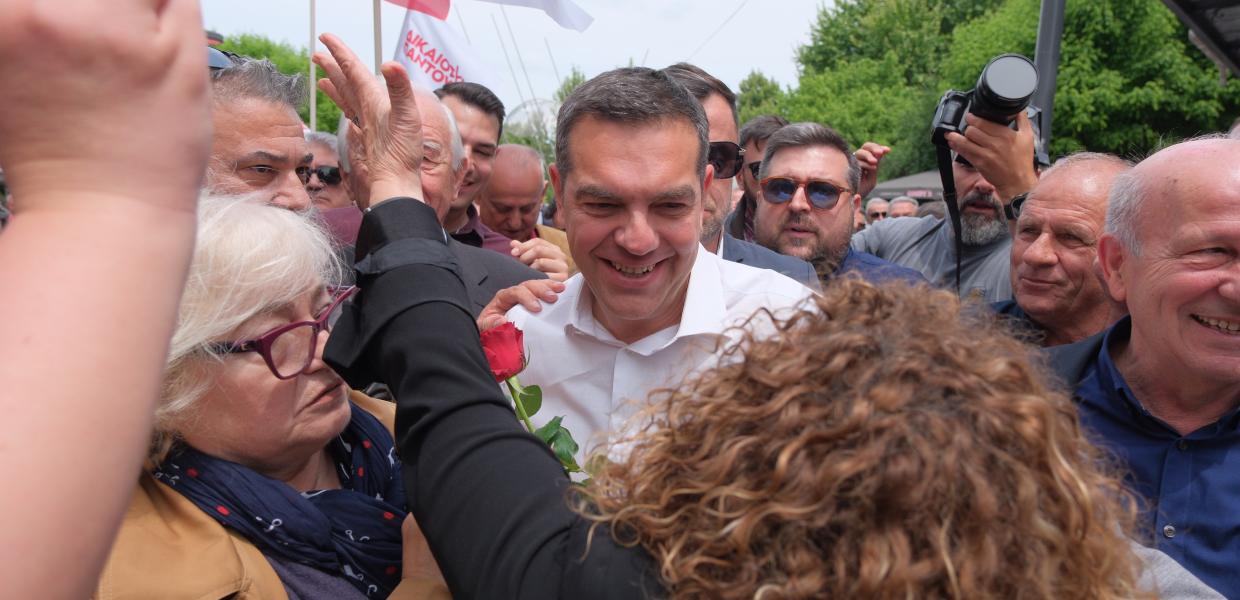 Ο Αλέξης Τσίπρας στα Τρίκαλα