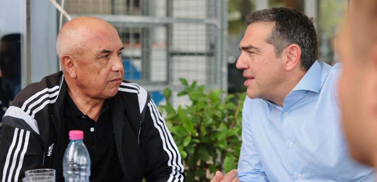 Ο Αλέξης Τσίπρας και ο Χουάν Ραμόν Ρότσα