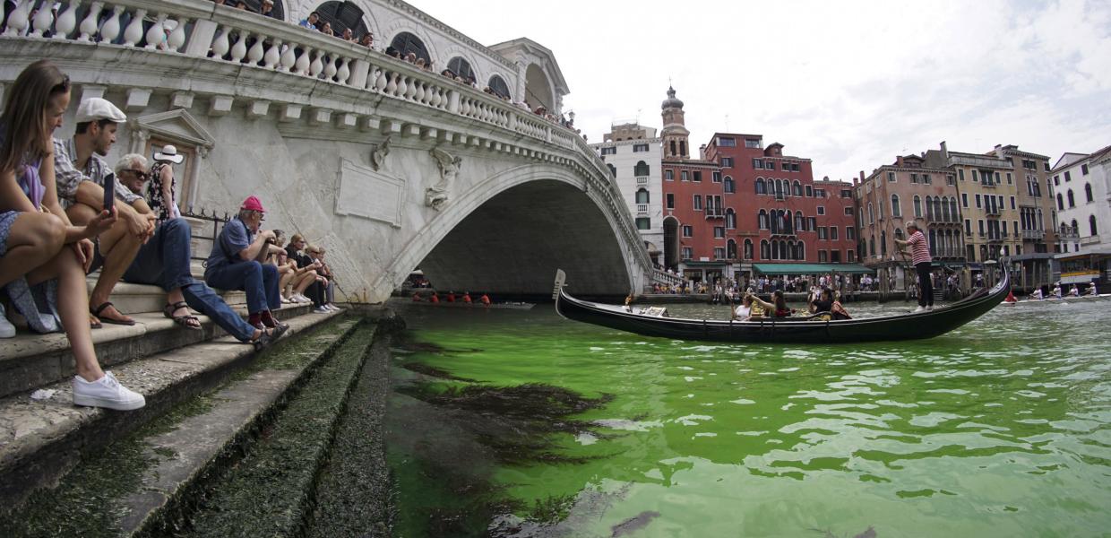 Βενετία πράσινο νερό