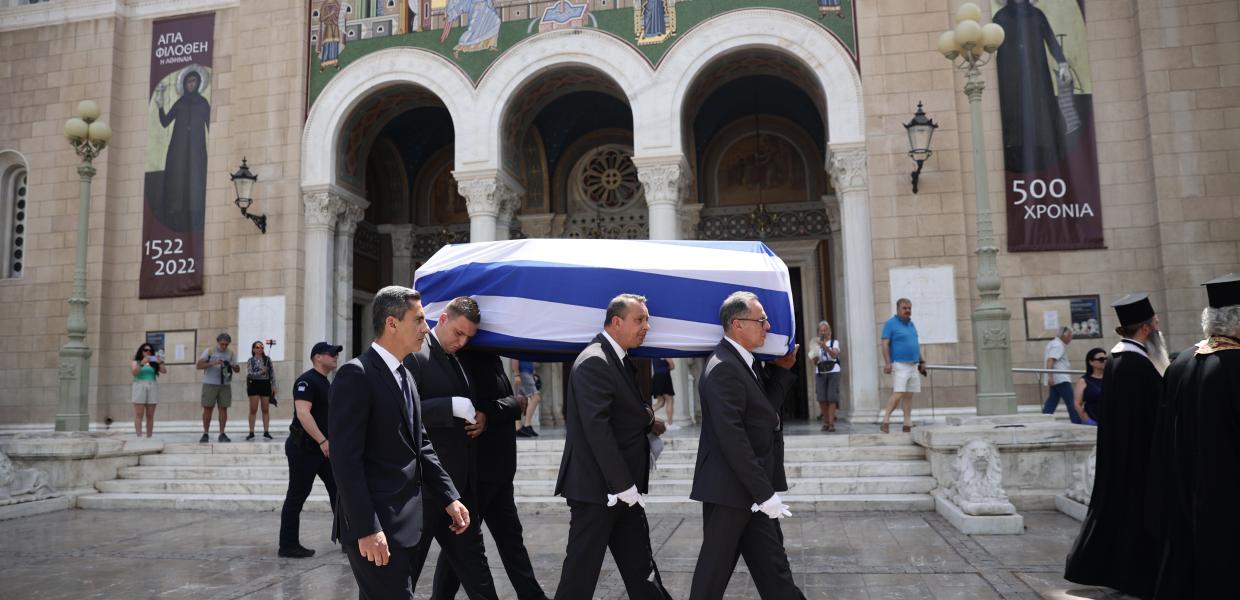 Γιάννης Μαρκόπουλος κηδεία