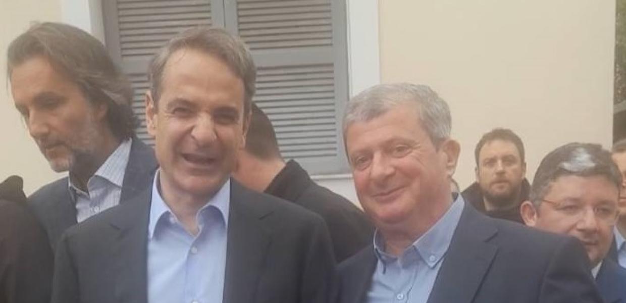 Σπήλιος Κρικέτος και Κυριάκος Μητσοτάκης