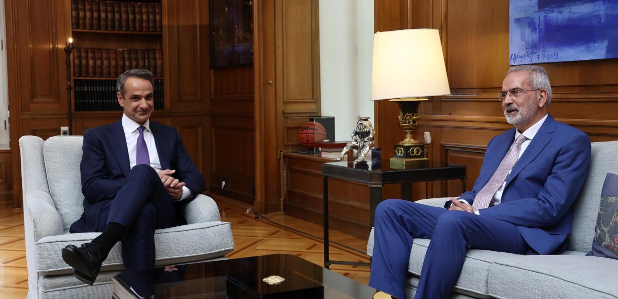 Ο Κυριάκος Μητοστάκης και ο Ιωνάννης Σαρμάς