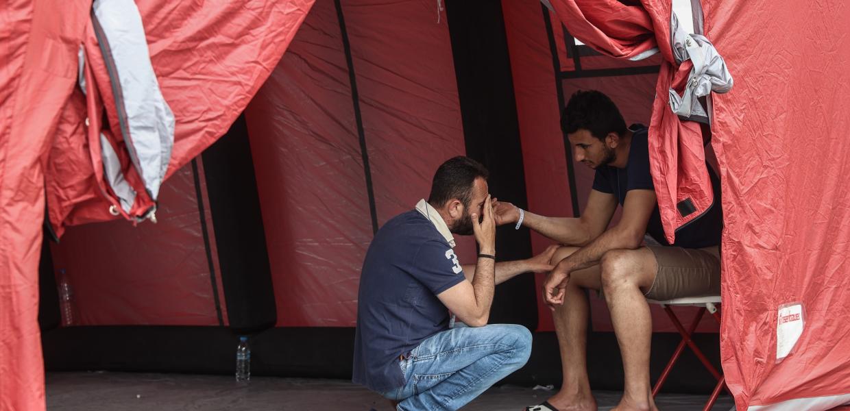 Μετανάστες από το ναυάγιο στην Πύλο